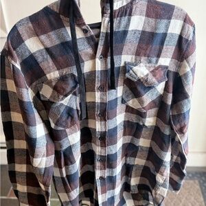 Men's Plaid Casual Button Down Shirt